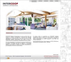 Pagina web intercoop mobiliario contemporaneo (presentacion)
