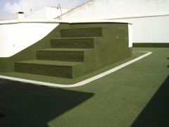 Proyeccion de subertres en terrazas como terminacion y antideslizantes
