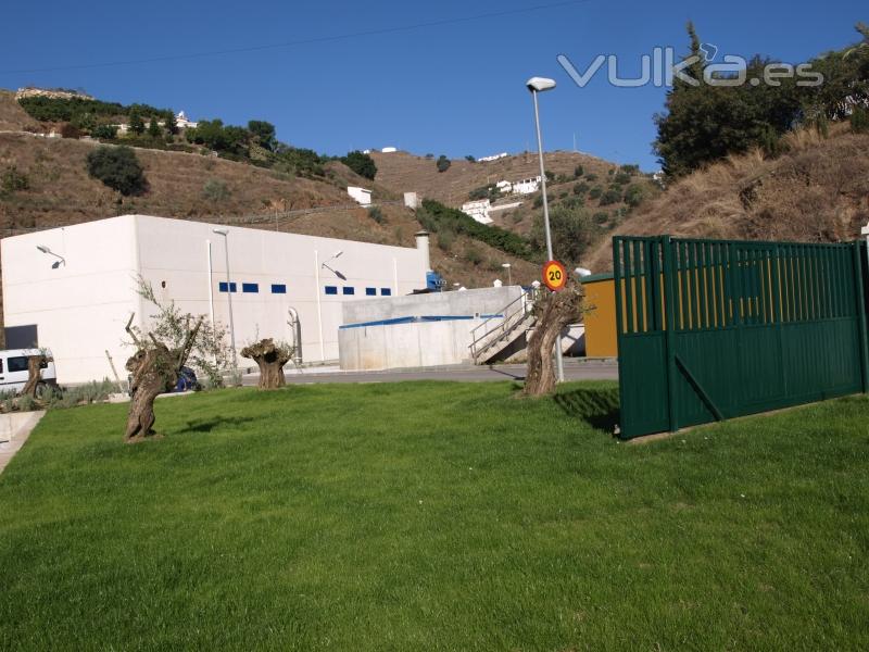 Construcción jardín en Torrox.