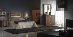 Dormitorio berlin nogal con vison