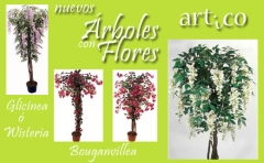 Avance coleccion 2011 - arboles artif con flores - articoencasacom