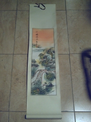 Pintura china en papel de arroz