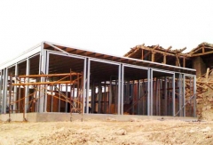 Estructura de acero galvanizado para una casa steel framing