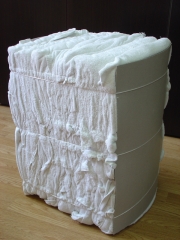 Trapos toalla blanca algodón. www.traposlospozicos.com