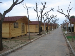 Nuestras casas de madera para camping oropesa de mar