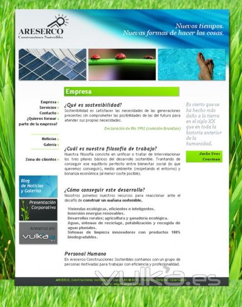 Diseño Web Manzanares, Areserco