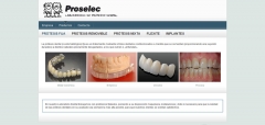 Pagina web - proselec dental