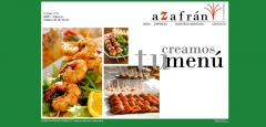 Pagina web - azafran catering valencia