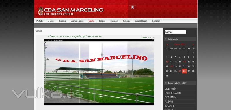 Página Web - Club Deportivo Artístico San Marcelino