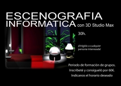 Curso de Escenografia con 3D StudioMax 30h.