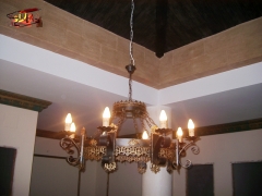 Decoracion en iluminacion forja arroyo (techo hnos salces)