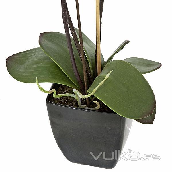 Planta artificial flores orquidea lila en lallimona.com detalle2