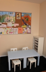 Sala de espera: area infantil