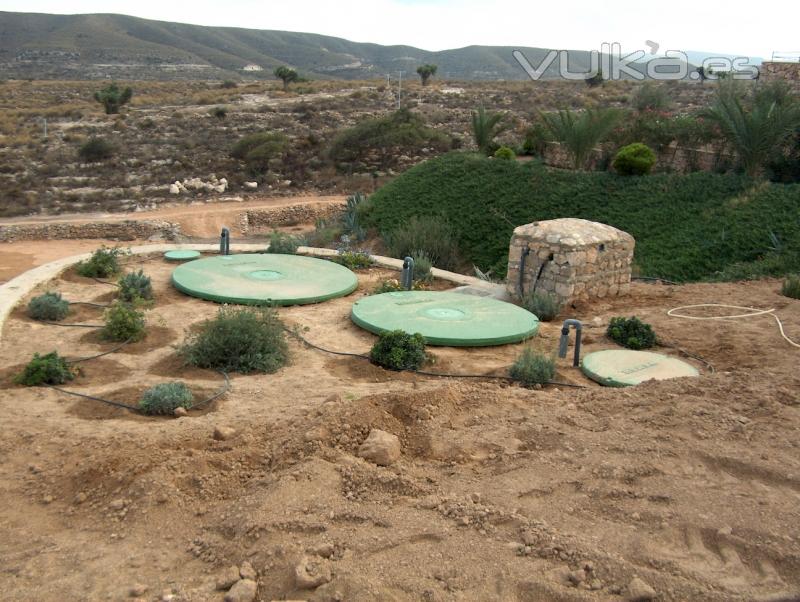 Instalación Oxidación total en Hotel rural (Almería)