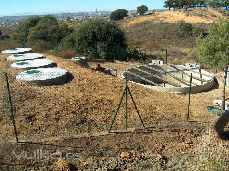 Instalación filtro biológico en León.