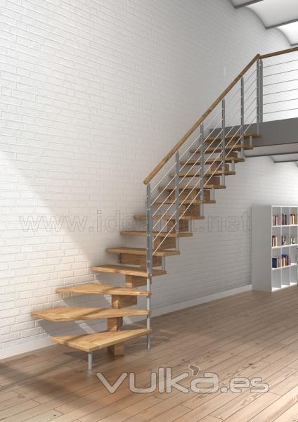 Escalera de madera modular Modelo DOXA WOOD