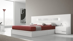 Dormitorio moderno en blanco del catalogo urban