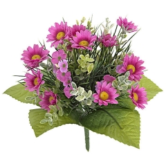 Bouquet de flores artificiales mini margaritas en lallimonacom