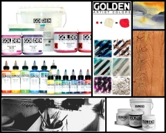 Golden artist colors, los productos acrilicos para artistas de mas alta gama del mercado, disponibles en vicenc