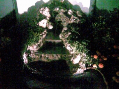 Fuente artesana globo y luz nocturna (jose enrique )el viso de san juan
