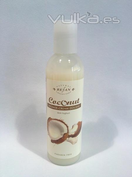 Crema de ducha hidratante al Coco