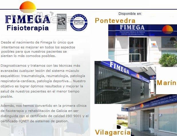 Fimega Fisioterapia Pontevedra Marín Vilagarcía