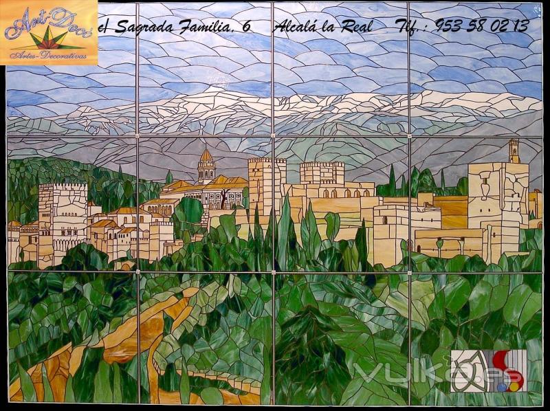 Vidriera Alhambra 2,80 x 2,20