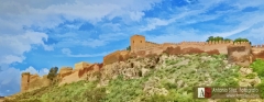 Alcazaba de almeria en acuarela foto digital venta: http://wwwfotosilescom