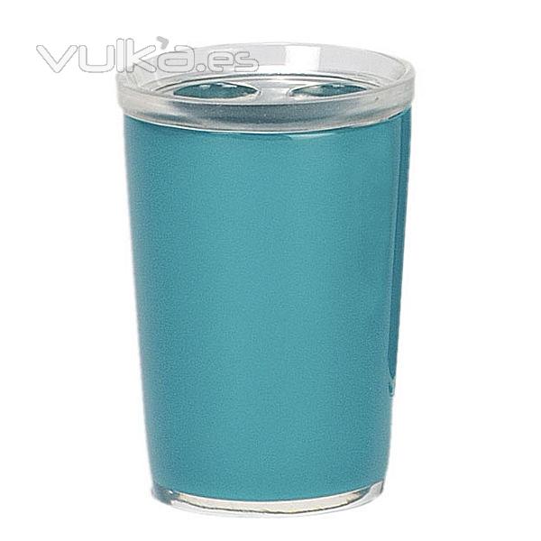 Line turquesa vaso baño acrilico en lallimona.com