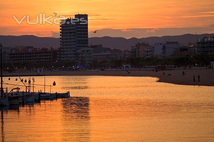 Atardecer en Palamos