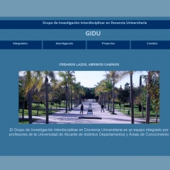 Creacion de imagen corporativa y web universidad de alicante wwwuaes/grupo/gidu/