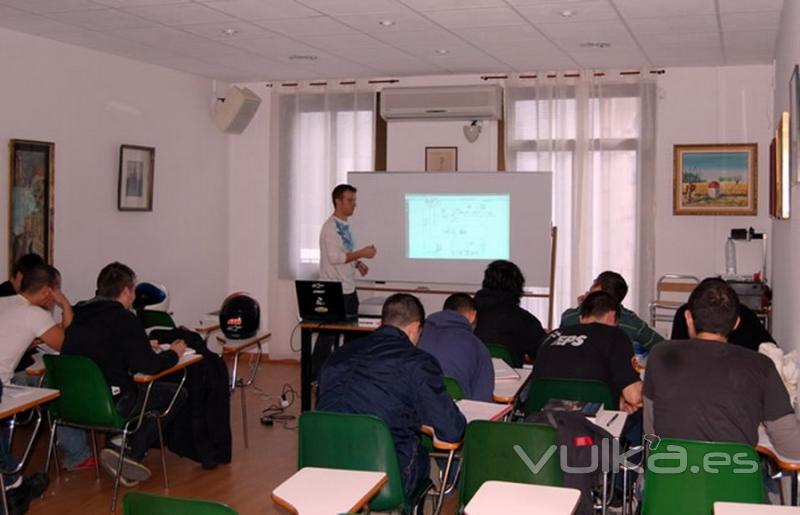 Aula de formacion teorica de la Escuela