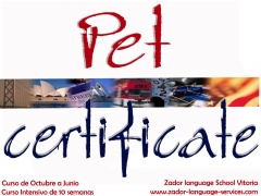 Curso de preparacion de pet certificate en vitoria-gasteiz