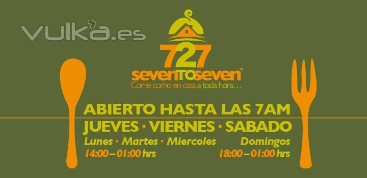 727seventoseven/Come como en casa, a toda hora..