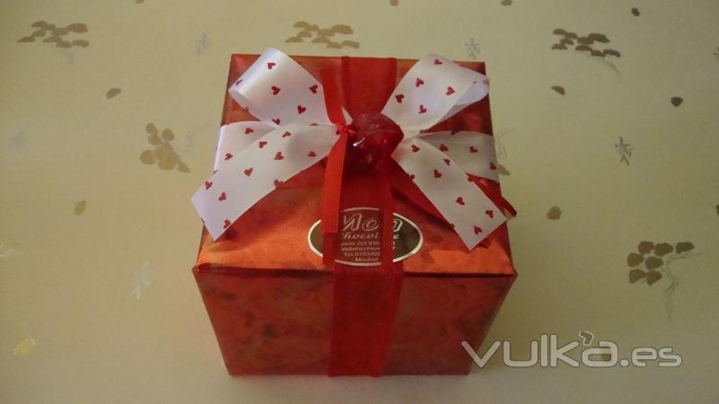 Caja Bombones Kc decorada San Valentin