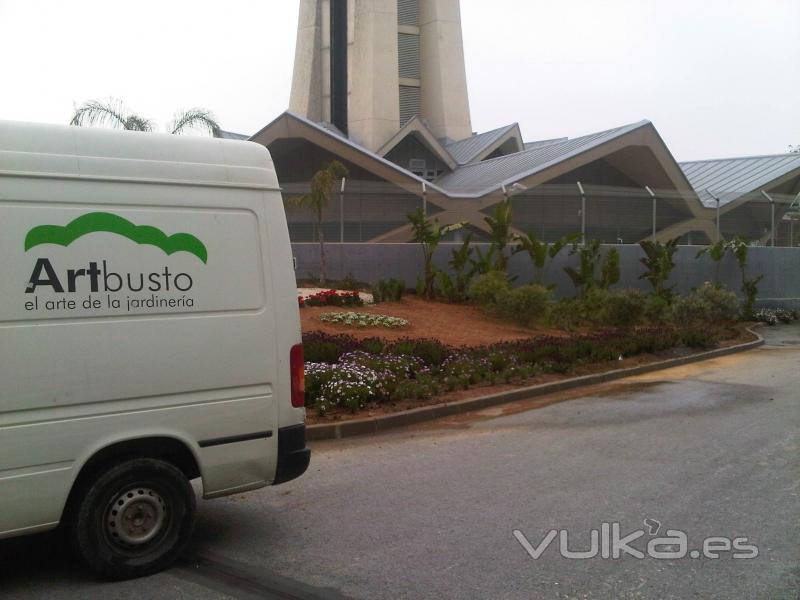 Trabajos zona Vip T3 en Aeropuerto de Málaga.