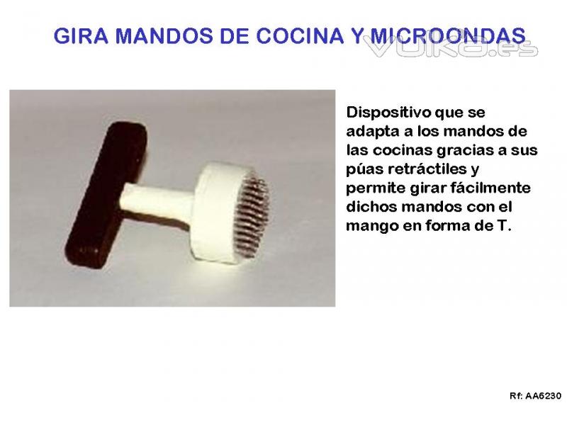 GIRA MANDOS DE COCINA, LAVADORA, HORNO, ETC DEBILIDAD MUSCULAR