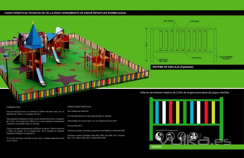 Vallado de areas infantiles 