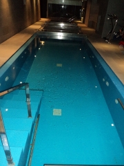 Impermeabilizacion con poliurea alc 200 piscina 1º equipo fc barcelona revision semestral, perfecta