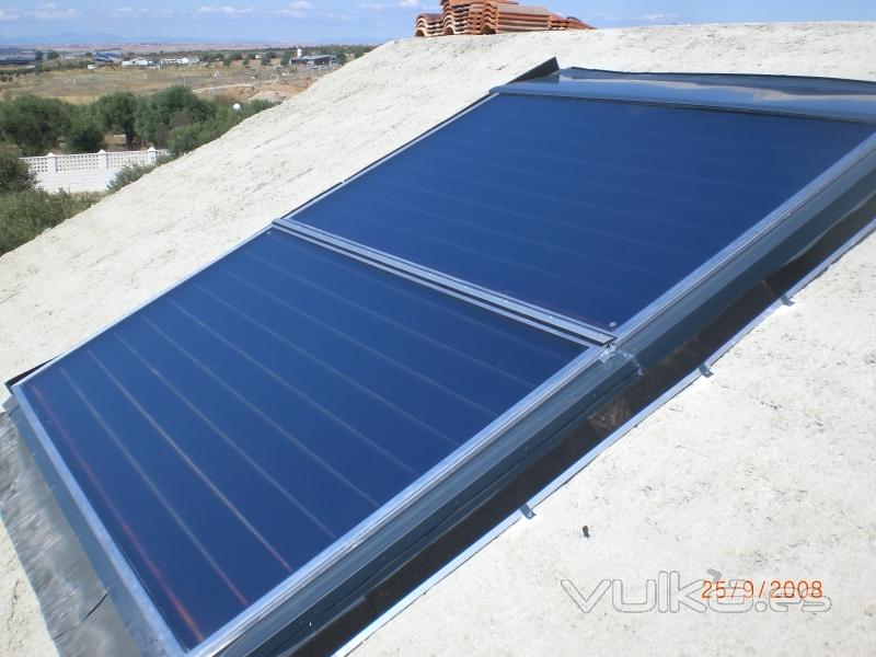 iNSTALACION DE PANELES SOLARES PARA INTEGRACION EN CUBIERTA