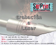 Serprint serigrafia: grabacion laser personalizacion