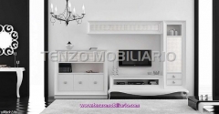 Comedor colonial blacno y pan de plata coleccion endens