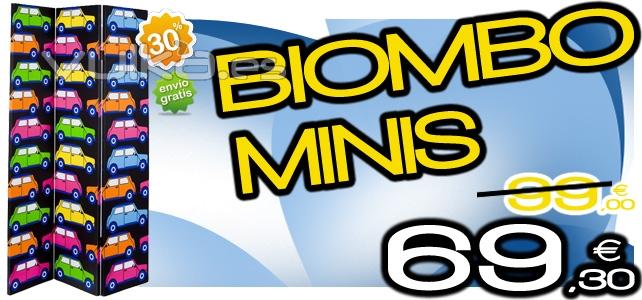 Biombo minis con un 30% de descuento