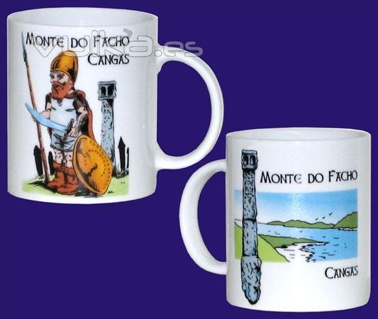 Taza mug Souvenir decorada por 2 caras