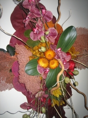 Decoracion floristeria allium con flores para centro de mesa