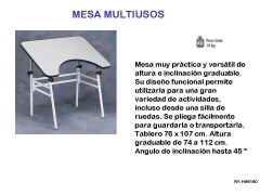 Mesa multiusos