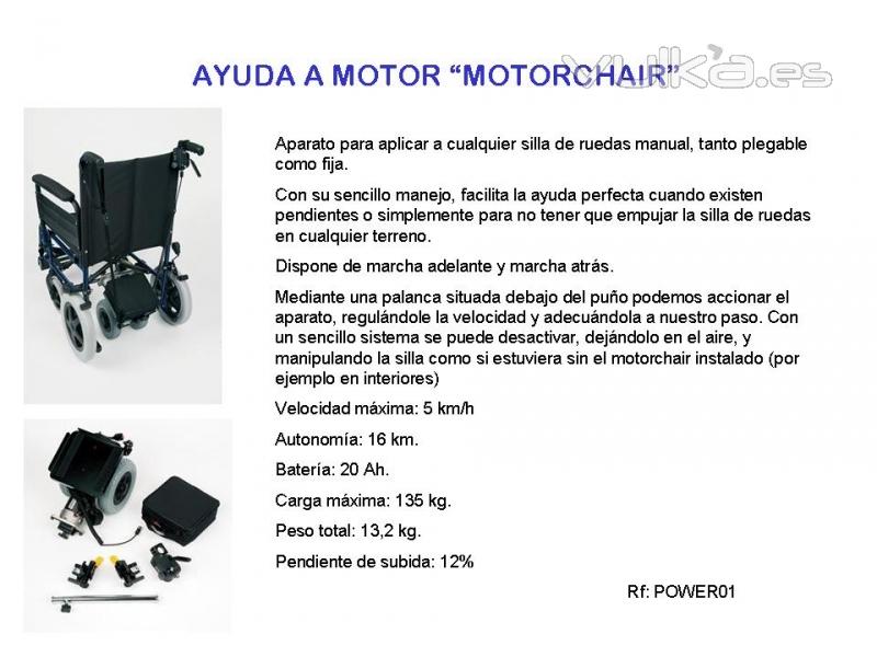 AYUDAS A MOTOR PARA SILLA DE RUEDAS VARIOS MODELOS