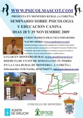 Seminario psicologia canina en galicia por nacho sierra