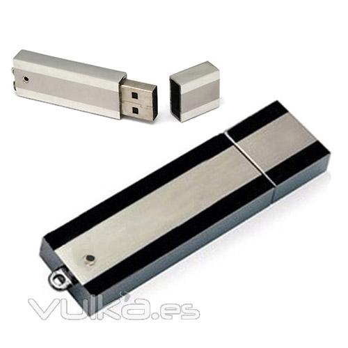 Memoria USB metálica. Disponible desde 1 hasta 16Gb. Ref. USBMET7