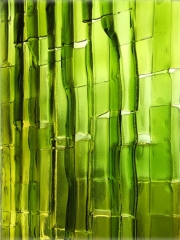 Panel de vidrio de botella fundido